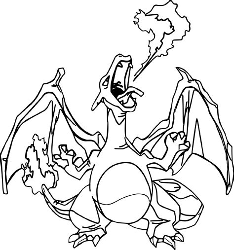 Charizard Coloring Pages 